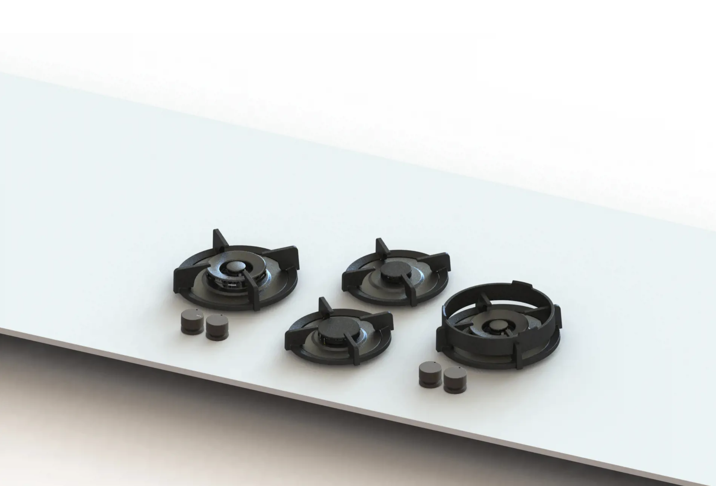 NOVY 56010 gaskookplaat - domino