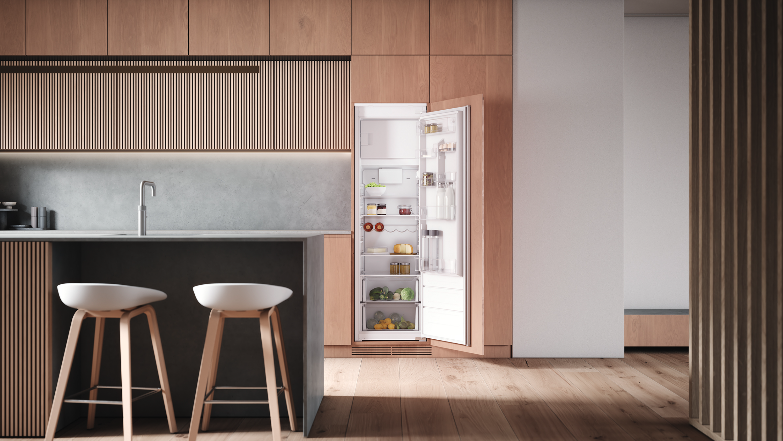 ATAG KS38178B koelkast met vriesvak - 178cm