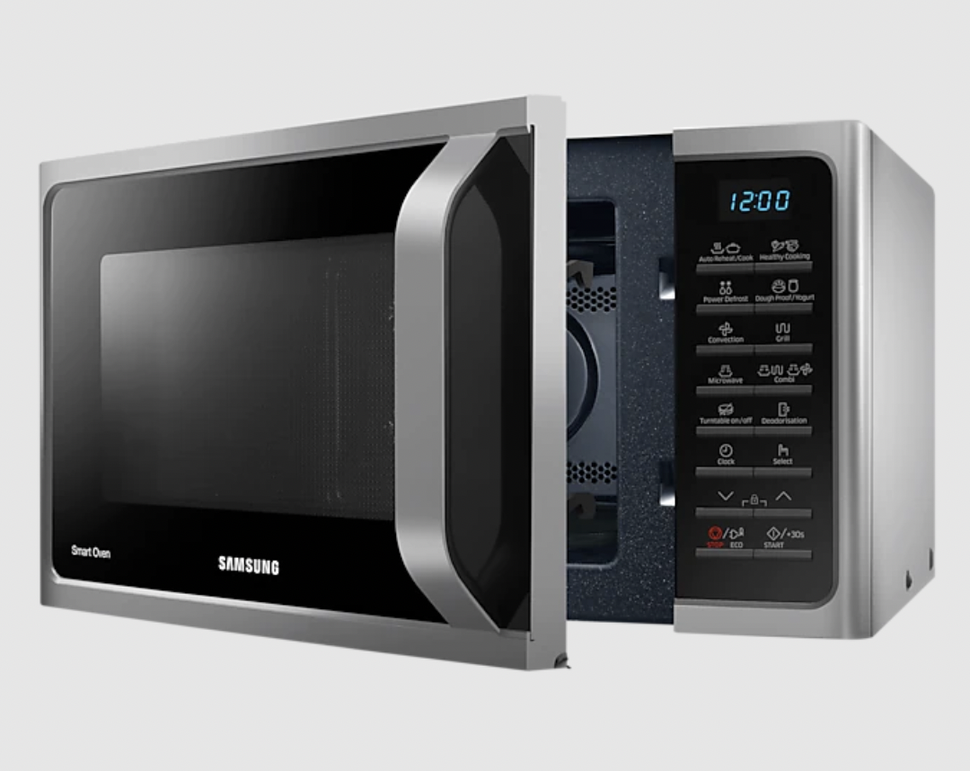 SAMSUNG MC28H5015CS vrijstaande microgolfoven - combi - 30cm