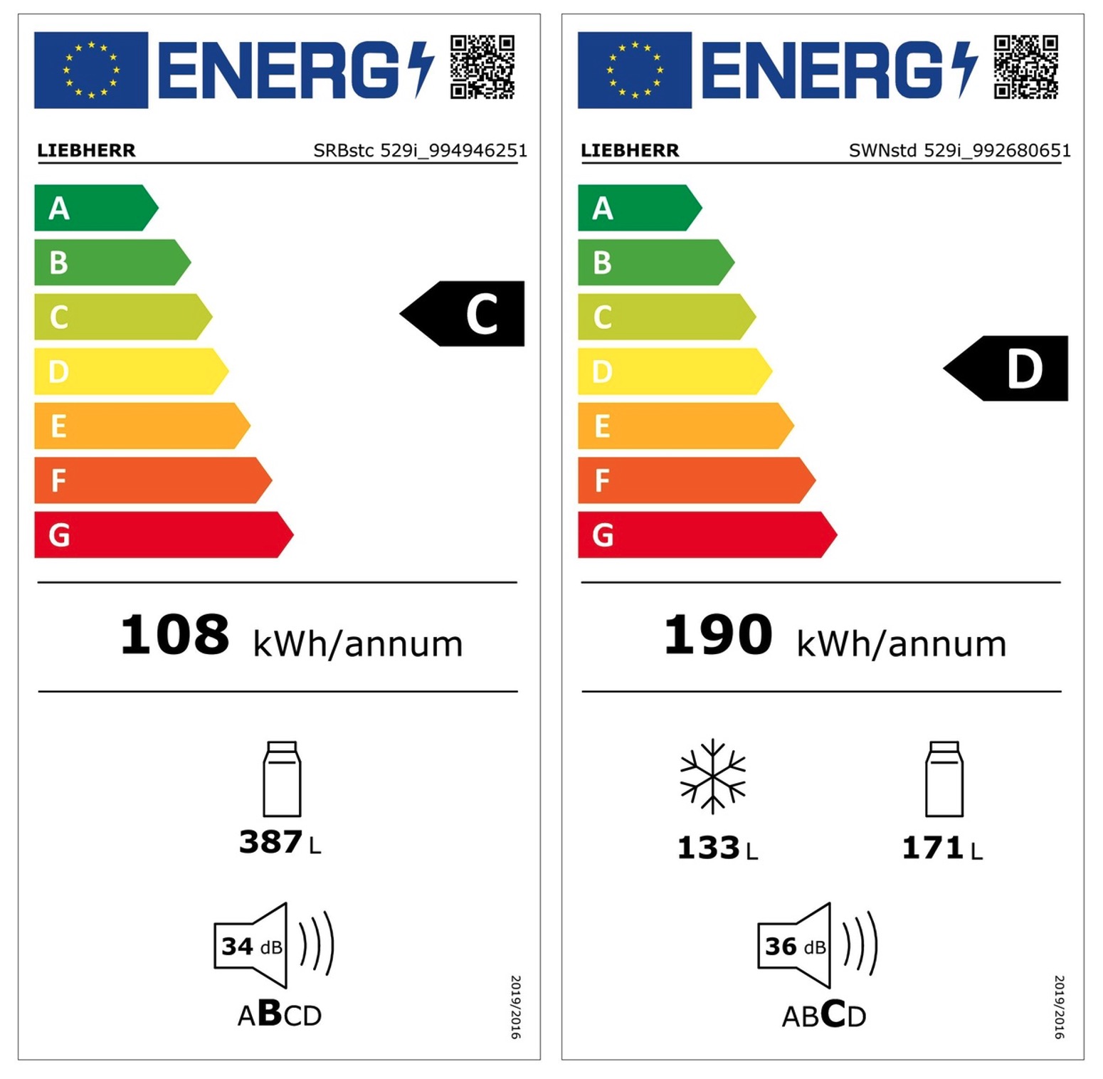 LIEBHERR XRCST529520 side-by-side