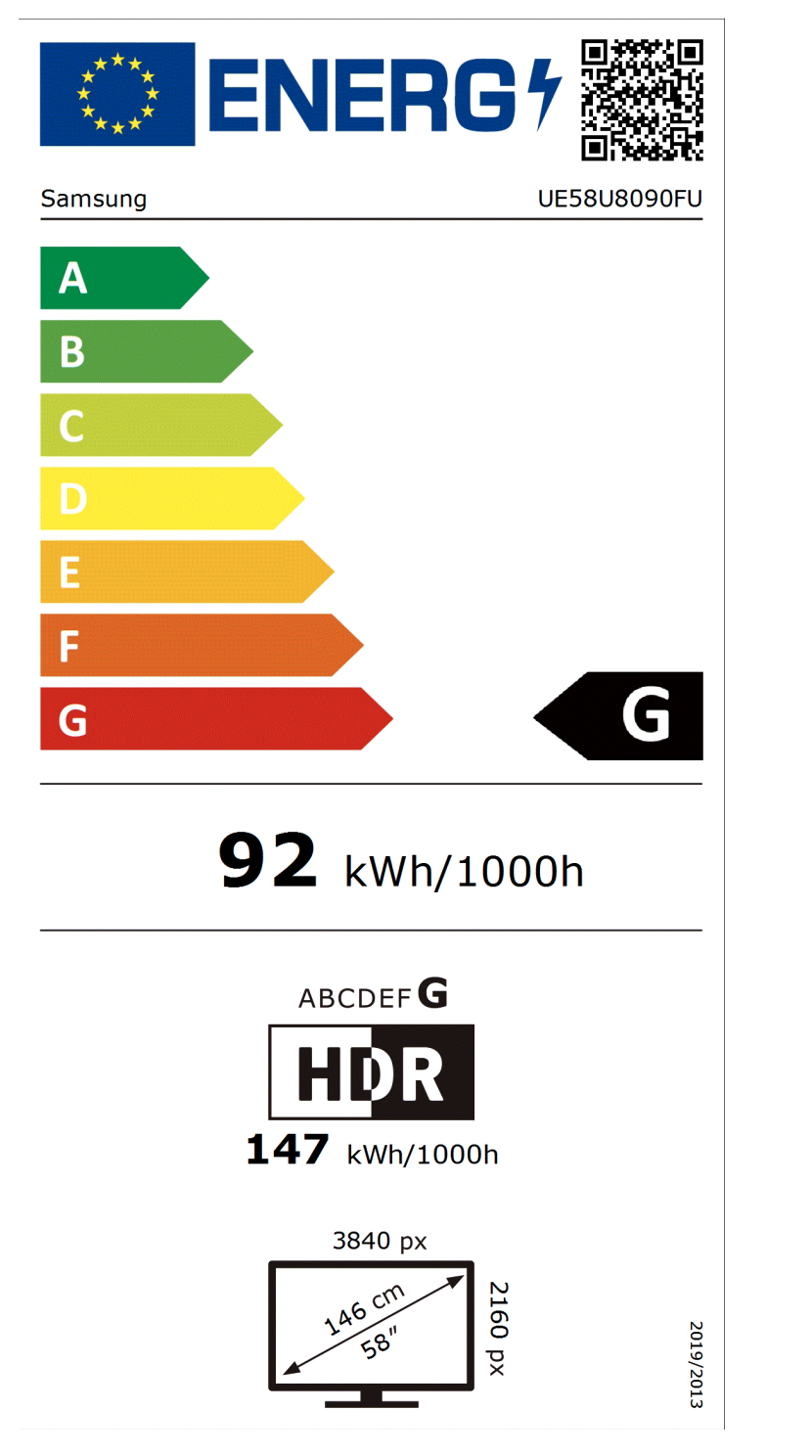 SAMSUNG UE58U8090FUXXN televisie UHD - 58"