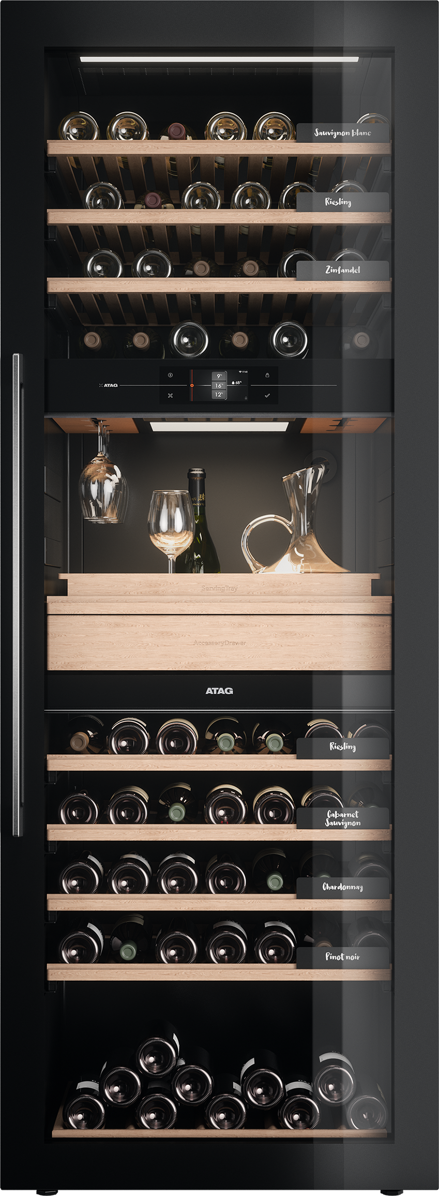 ATAG KA8074K3C vrijstaande wijnklimaatkast