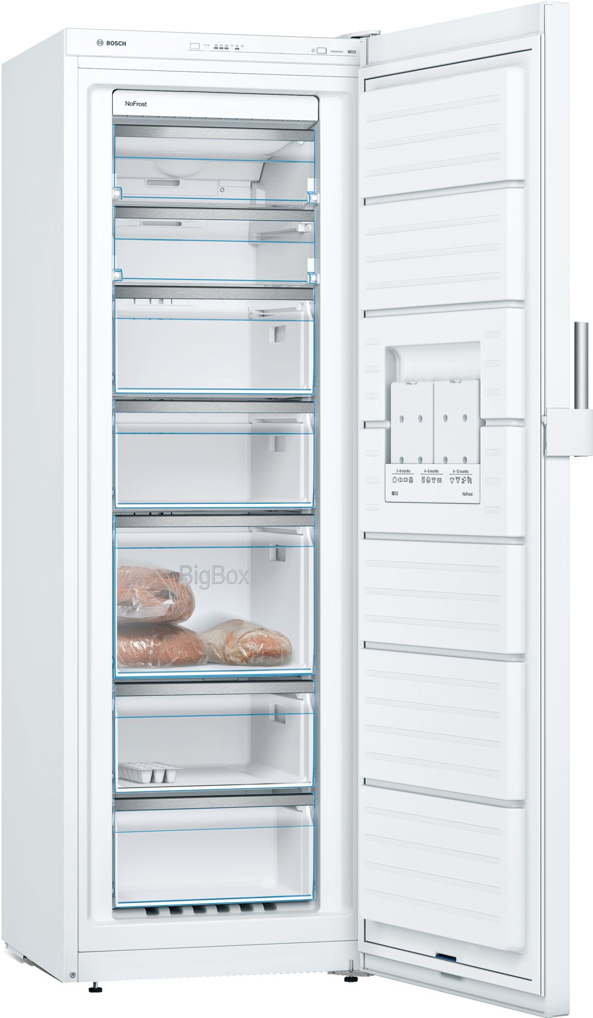 BOSCH GSN33EWEV SERIE 4 vrijstaande vriezer - 176cm BOSCH GSN33EWEV SERIE 4 vrijstaande vriezer - 176cm