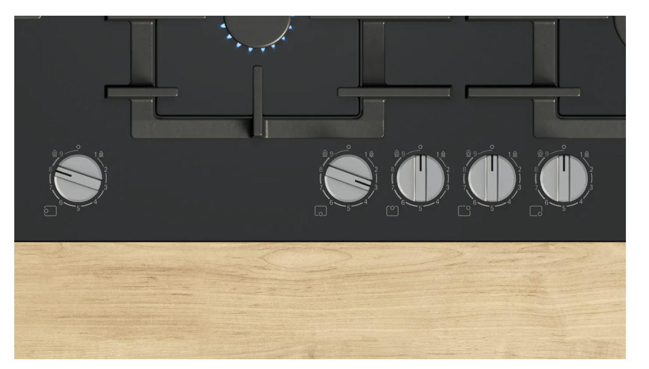 BOSCH PPM9A6I40 SERIE 6 gaskookplaat - 90cm