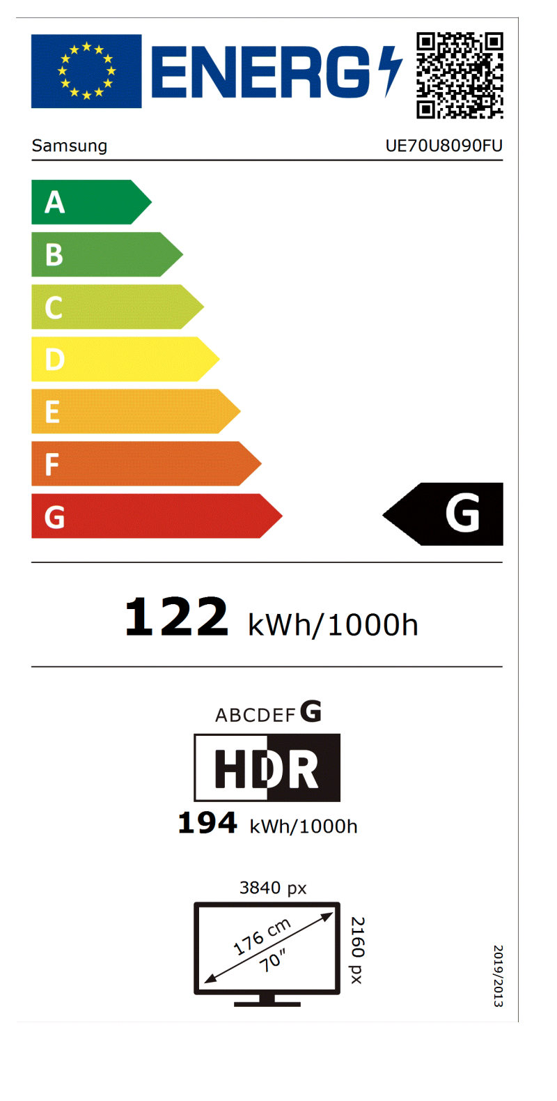 SAMSUNG UE70U8090FUXXN televisie UHD - 70"