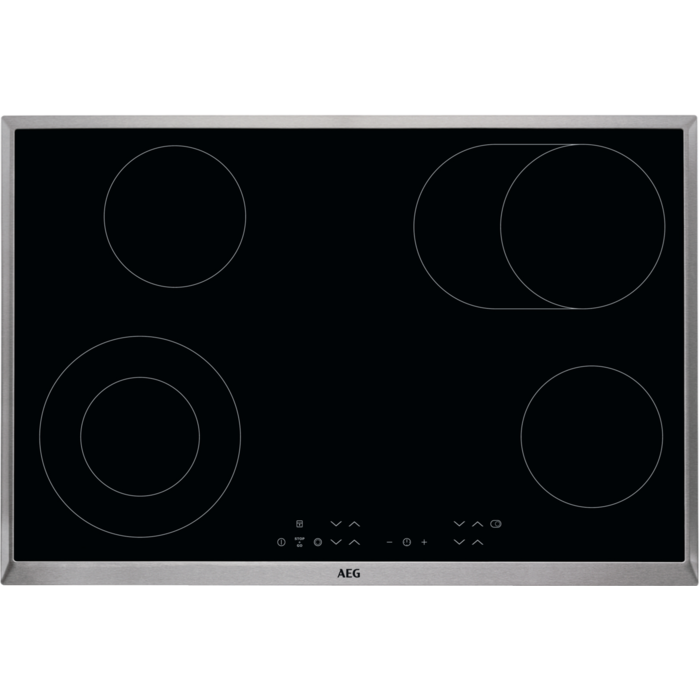 AEG HK834060XB vitrokeramische kookplaat - 77cm AEG HK834060XB vitrokeramische kookplaat - 77cm