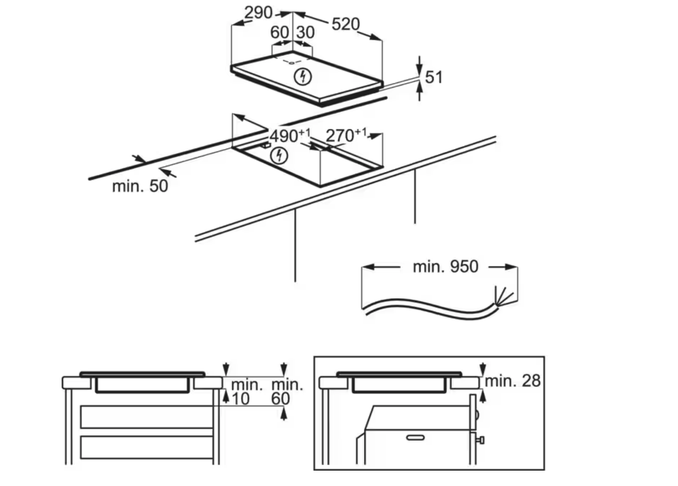ELECTROLUX LIT30230C 300 domino