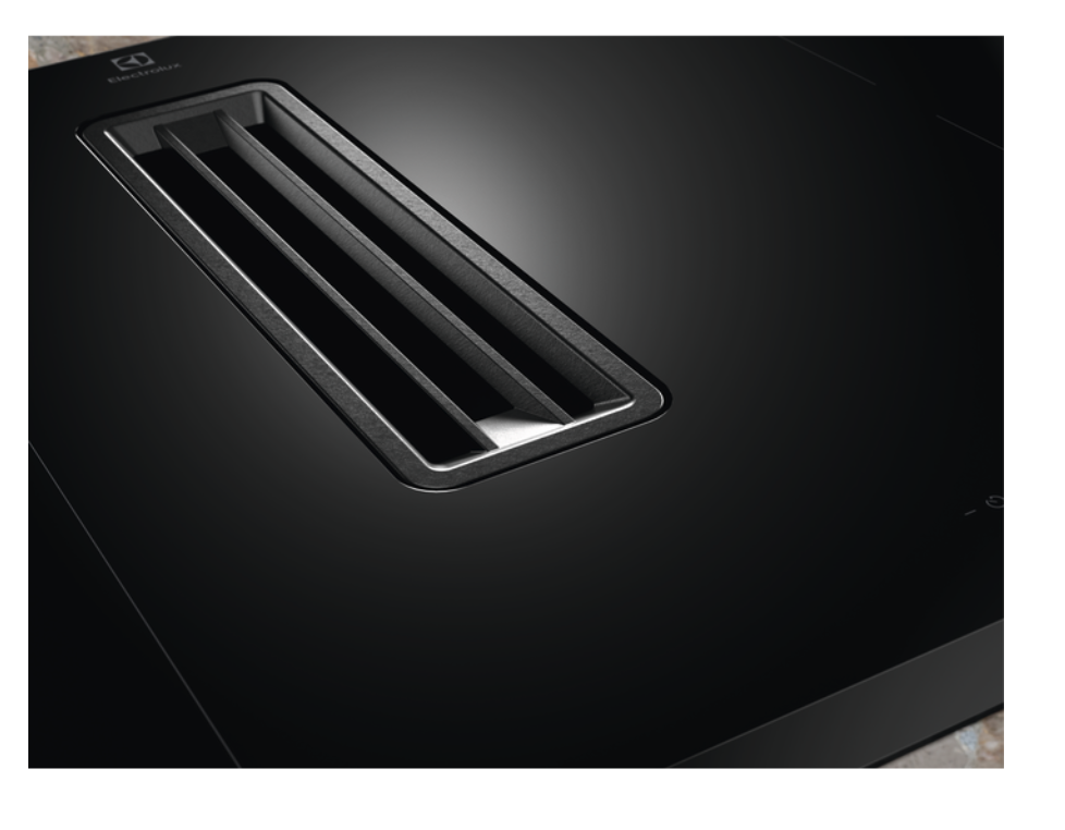 ELECTROLUX KCC73443 600 kookplaat met afzuiging - 70cm