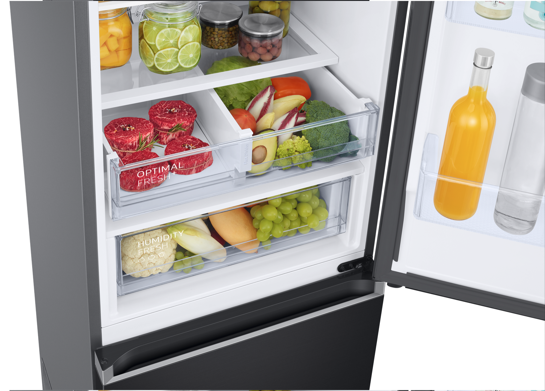 SAMSUNG RB38C607AB1 vrijstaande koel-/vriescombinatie - 203cm SAMSUNG RB38C607AB1 vrijstaande koel-/vriescombinatie - 203cm