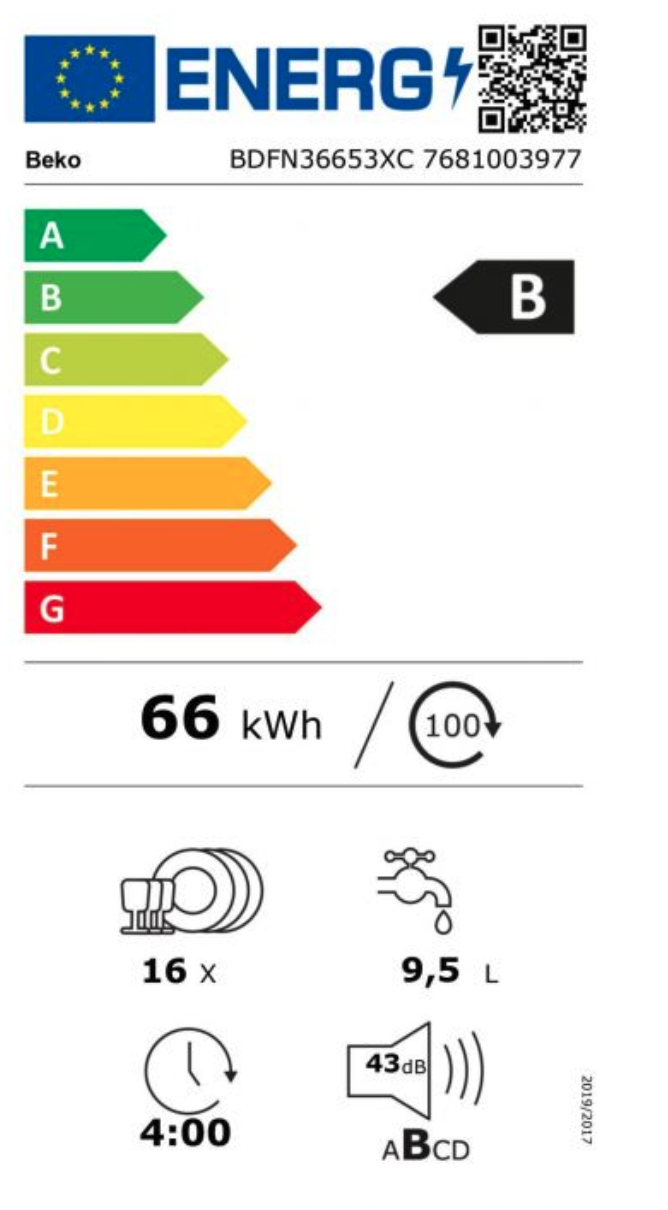 BEKO BDFN36653XC vrijstaande vaatwasser BEKO BDFN36653XC vrijstaande vaatwasser