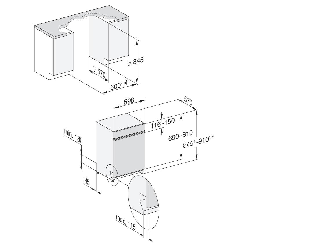 MIELE G7935SCIXXLOBSW vaatwasser met bedieningspaneel