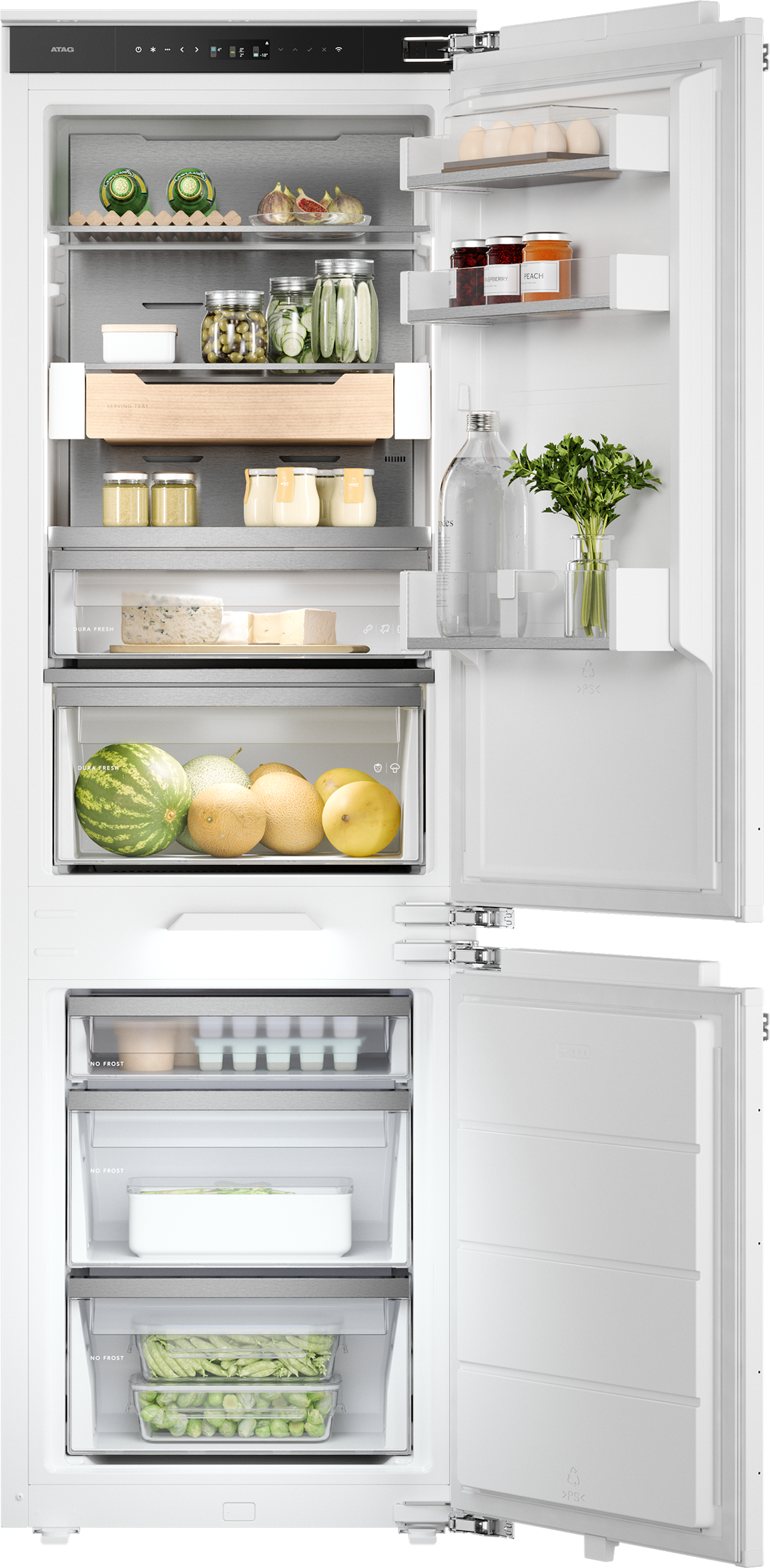 ATAG KDC9178NC koel-/vriescombinatie - 178cm