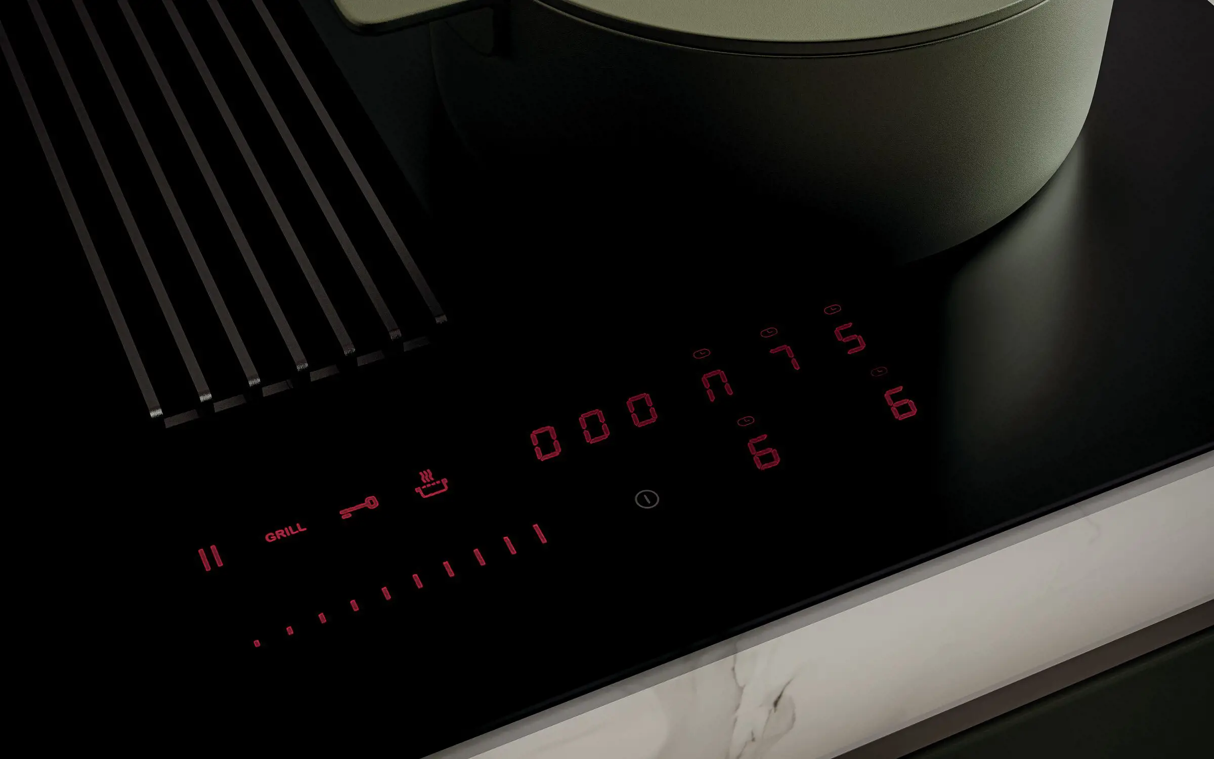 NOVY 1881 EASY kookplaat met afzuiging - 65cm