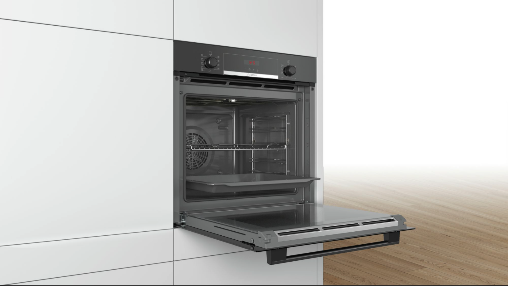 BOSCH HBA573BB1 SERIE 4 multifunctionele oven - 60cm BOSCH HBA573BB1 SERIE 4 multifunctionele oven - 60cm