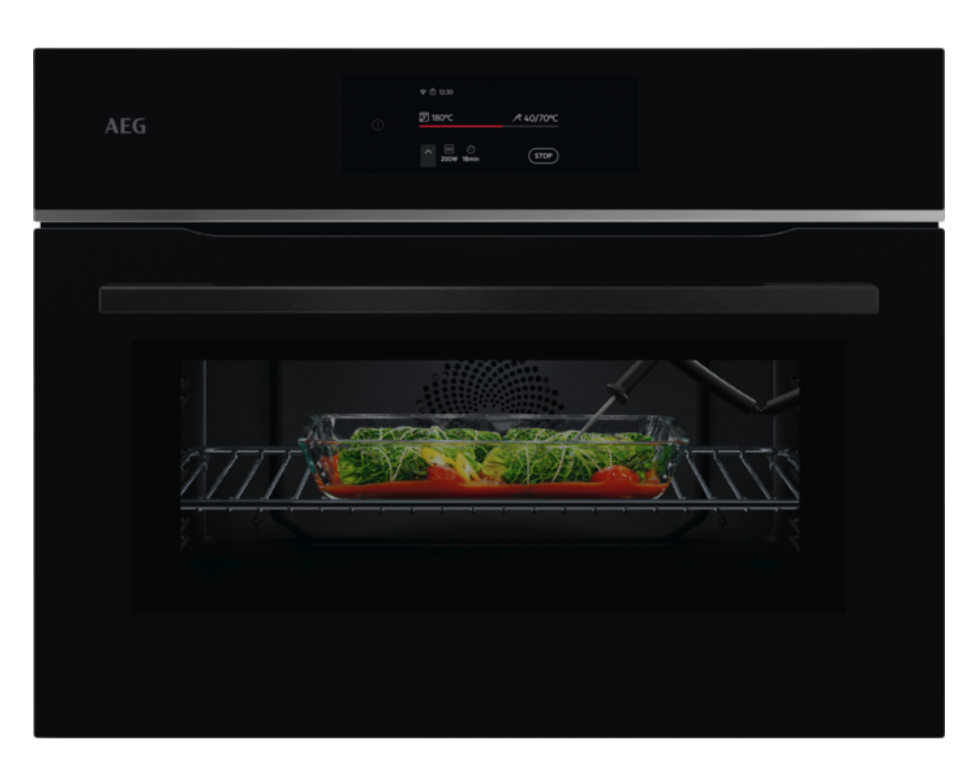 AEG TK8NK72FB 8000 multifunctionele oven met microgolfoven - 45cm