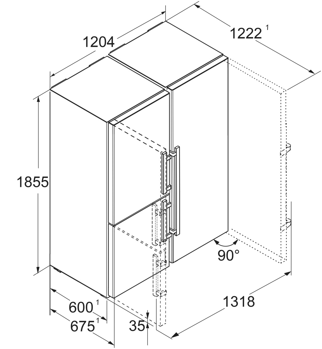 LIEBHERR XRCSD525522 side-by-side