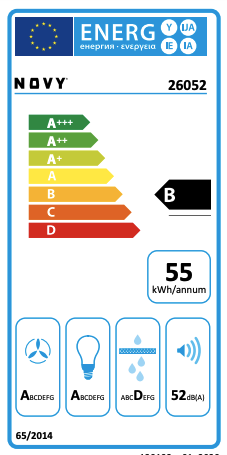 NOVY 26052 inbouwgroep - 53cm