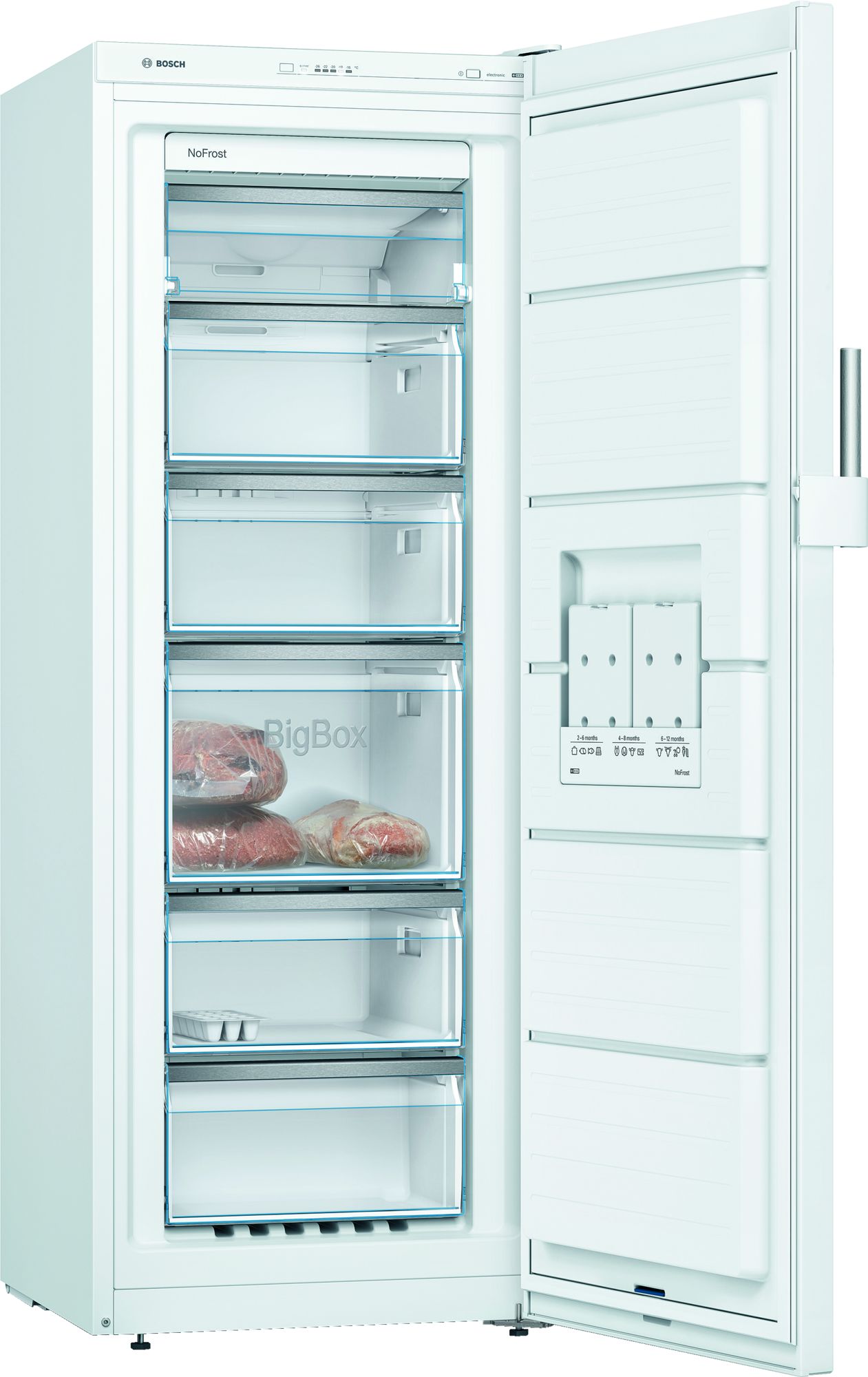 BOSCH GSN29EWEV SERIE 4 vrijstaande vriezer - 161cm BOSCH GSN29EWEV SERIE 4 vrijstaande vriezer - 161cm