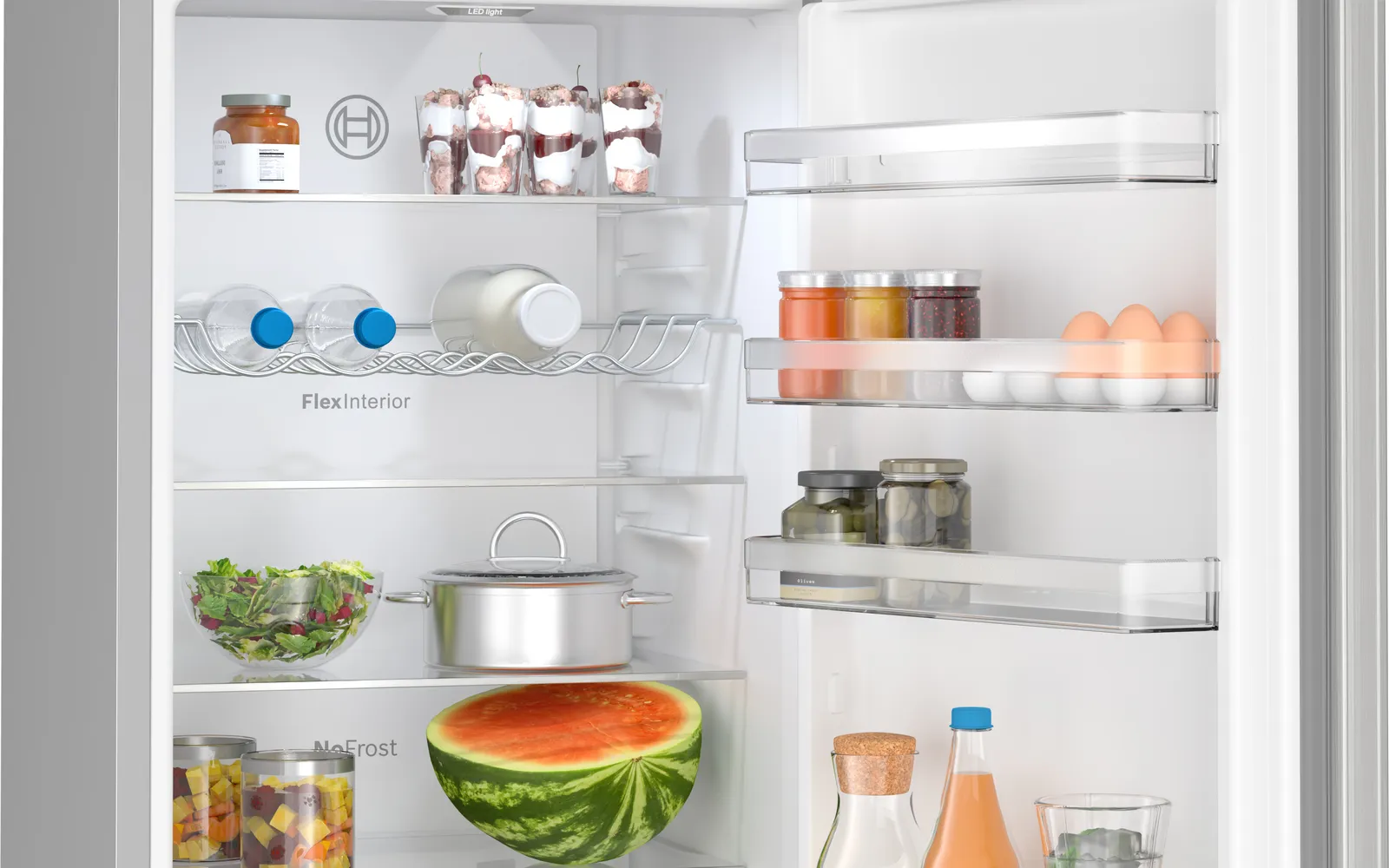 BOSCH KGN392LBF SERIE 4 vrijstaande koel-/vriescombinatie - 203cm