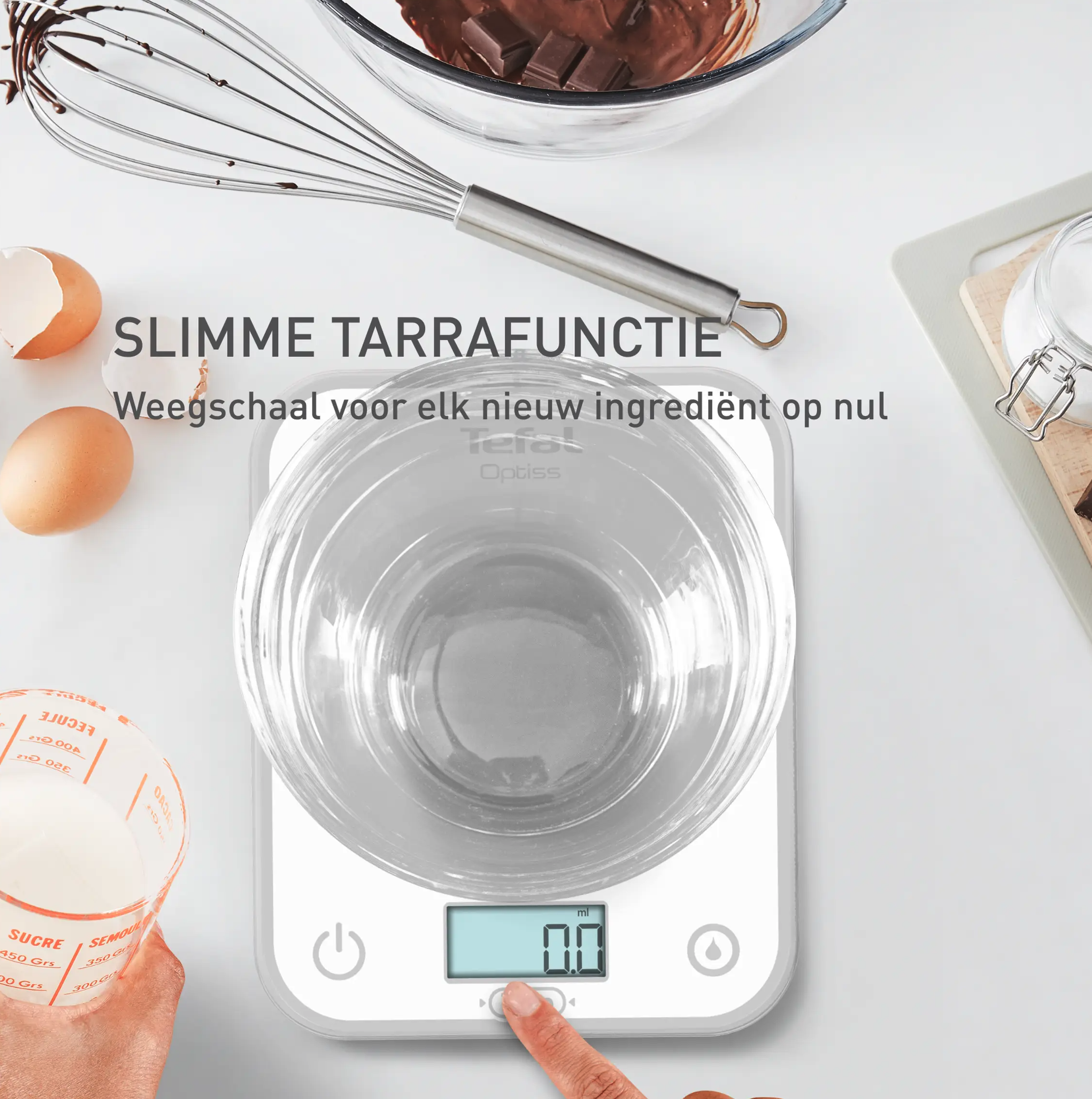 TEFAL TEBC50UOVO keukenweegschaal
