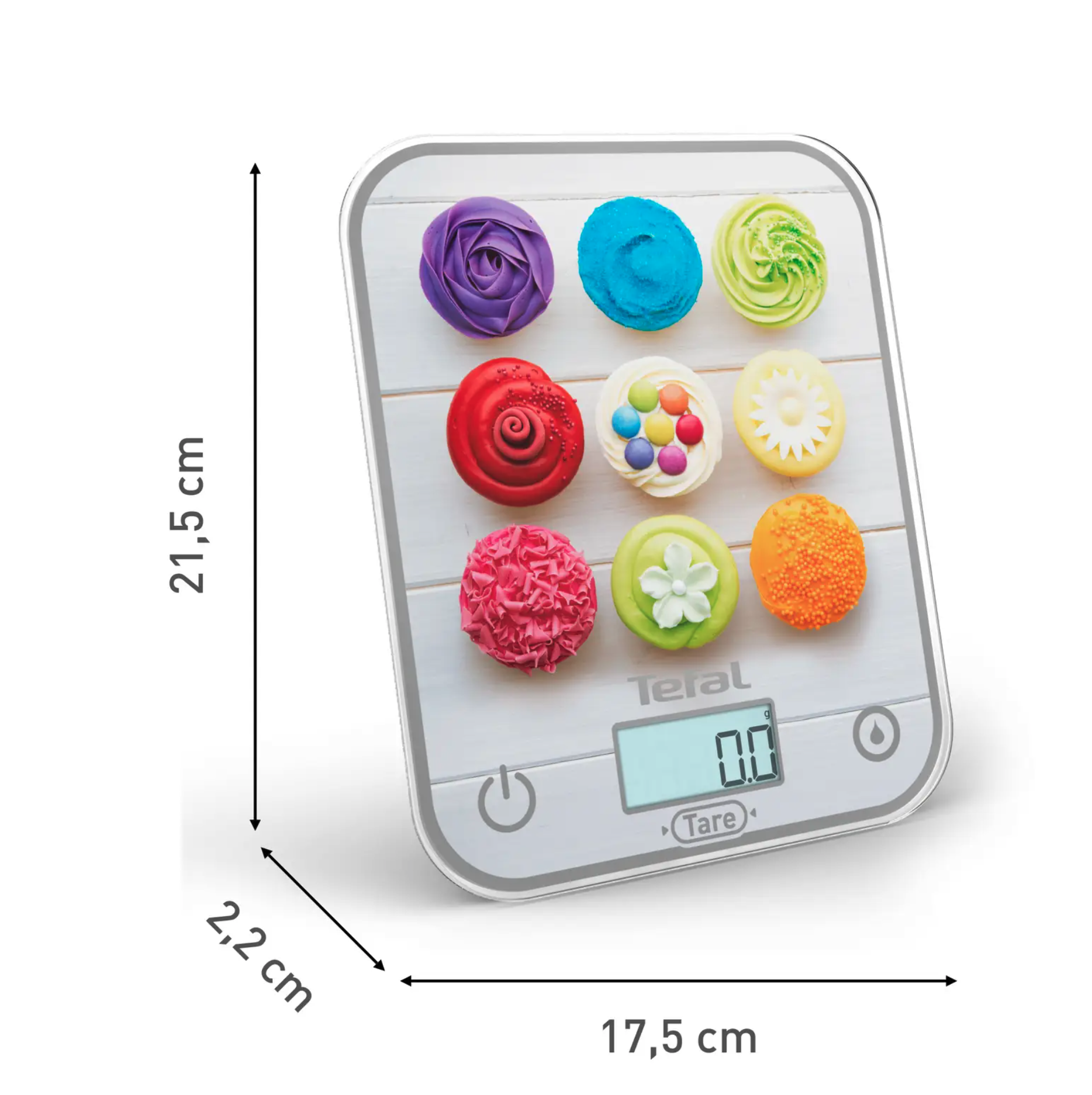 TEFAL TEBC50D4V0 keukenweegschaal