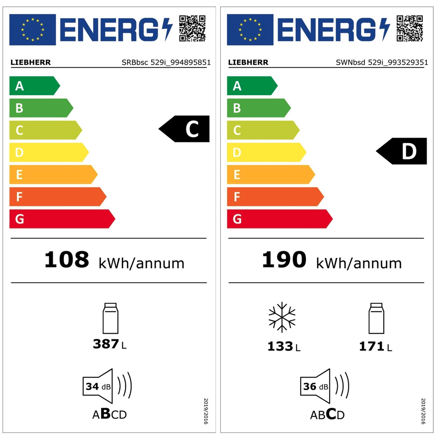 LIEBHERR XRCBS529520 side-by-side