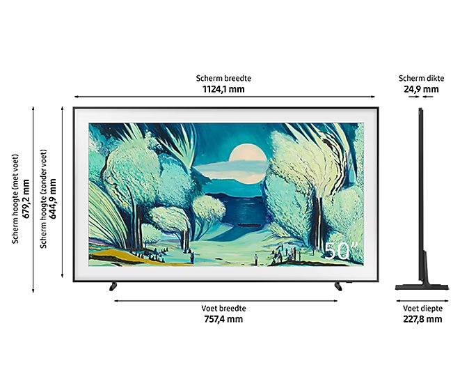 SAMSUNG F-QE50LS03FAUX televisie 4K UHD - 50''
