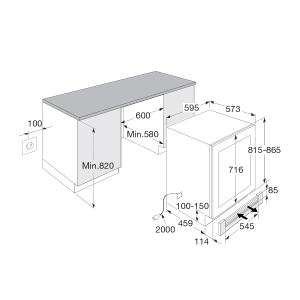 ATAG KU8571K1C onderbouw wijnkoelkast