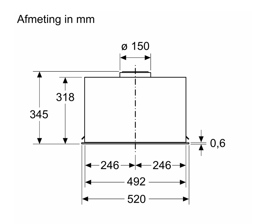 SIEMENS LB56NAC50 iQ500 inbouwgroep - 52cm
