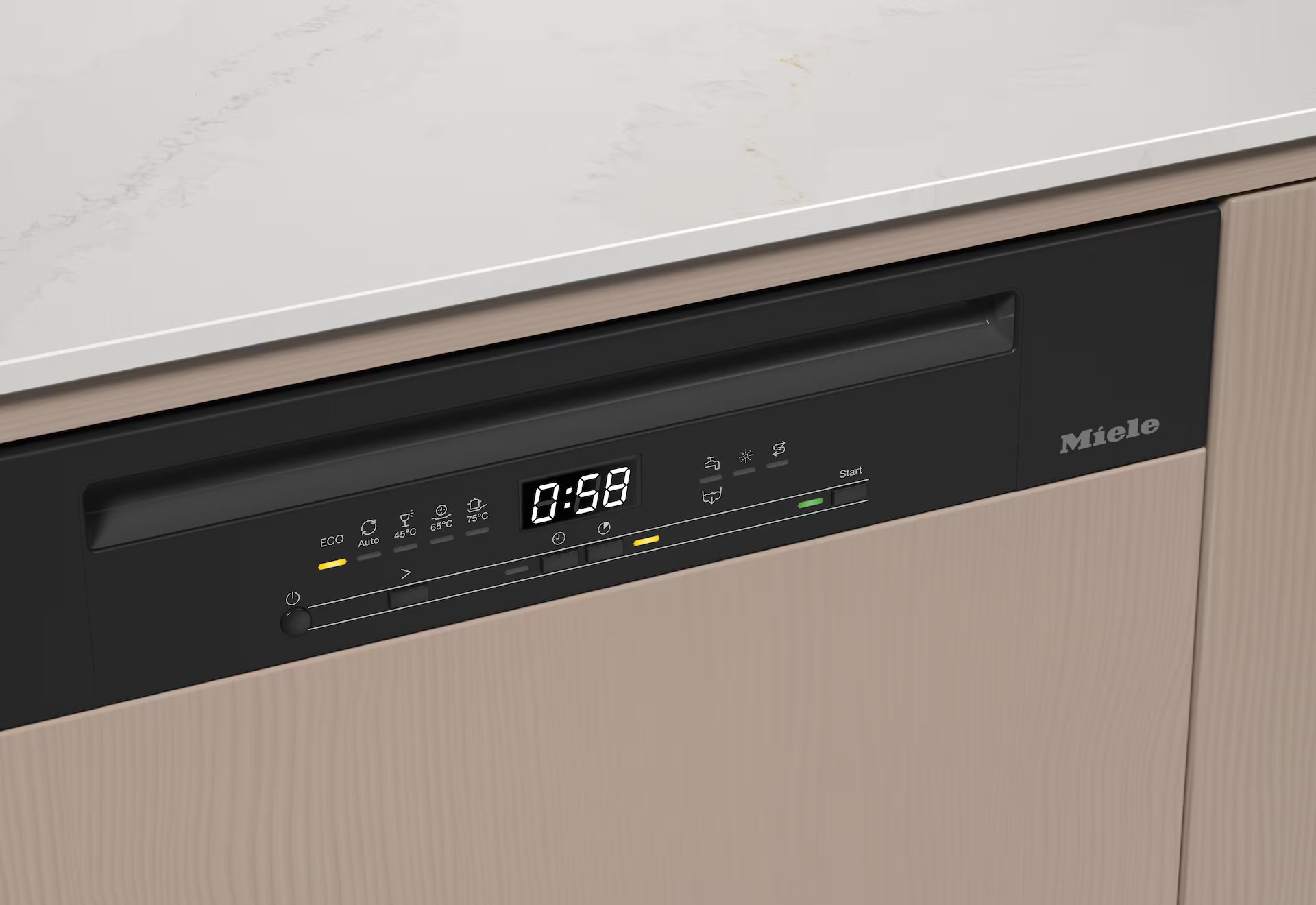 MIELE G5811SCIACTIVEPLUSOBSW vaatwasser met bedieningspaneel