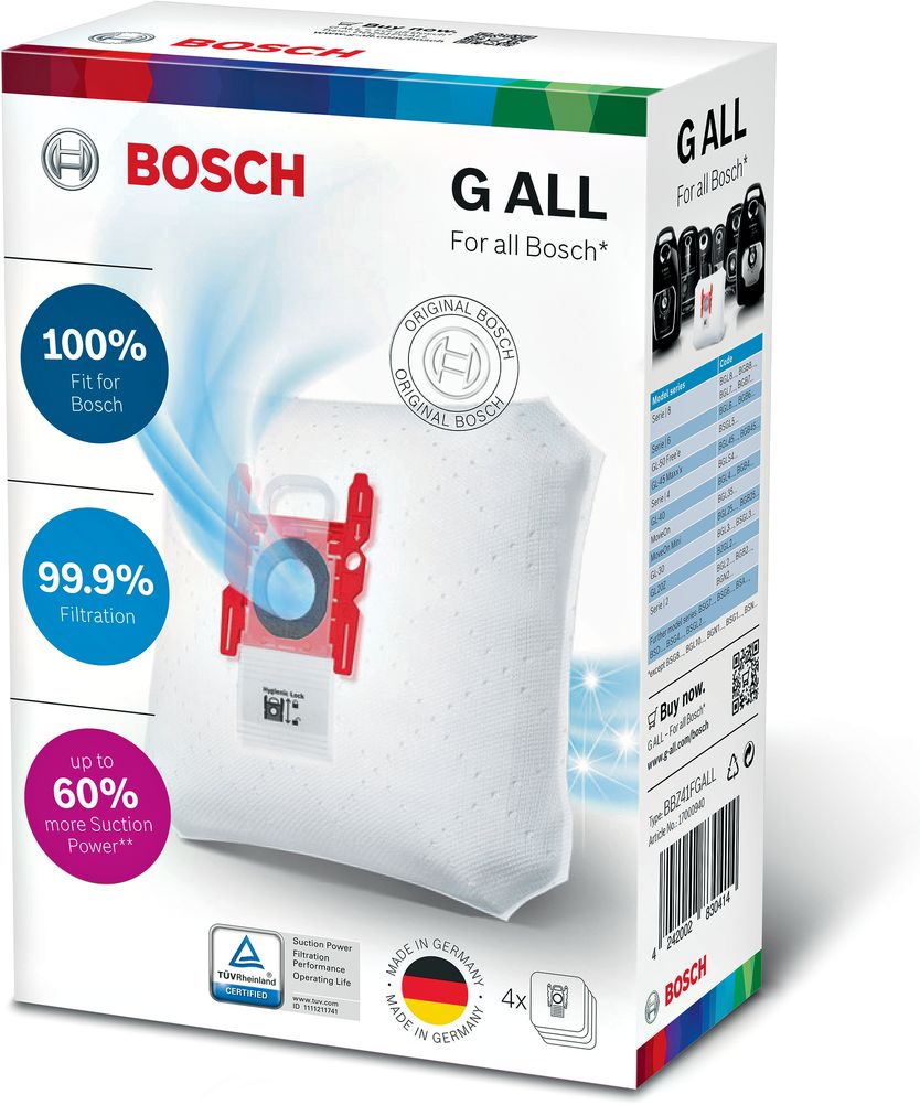 BOSCH BBZ41FGALL stofzuigerzak BOSCH BBZ41FGALL stofzuigerzak