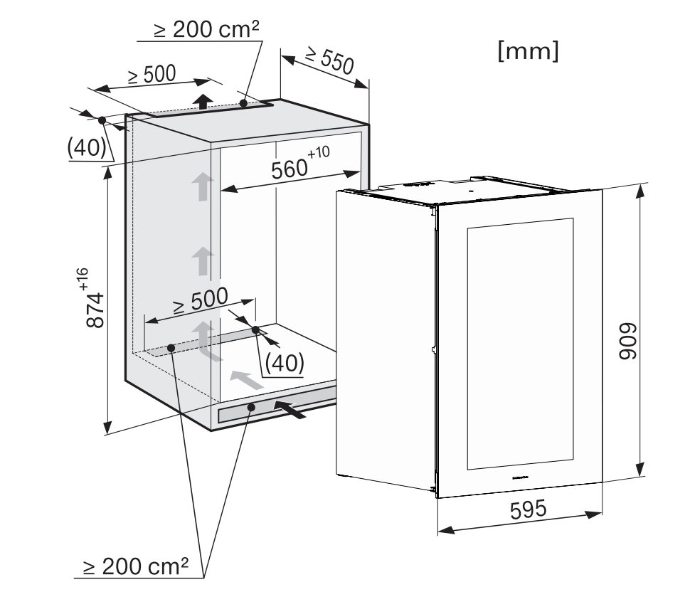 MIELE KWT6422IG-1OBSW wijnklimaatkast