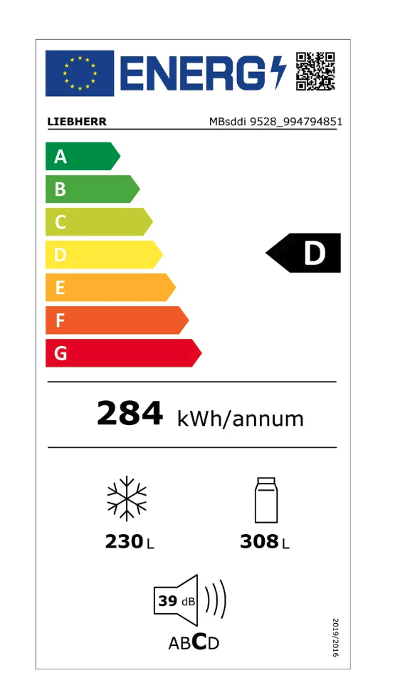 LIEBHERR MBSDDI952820 side-by-side