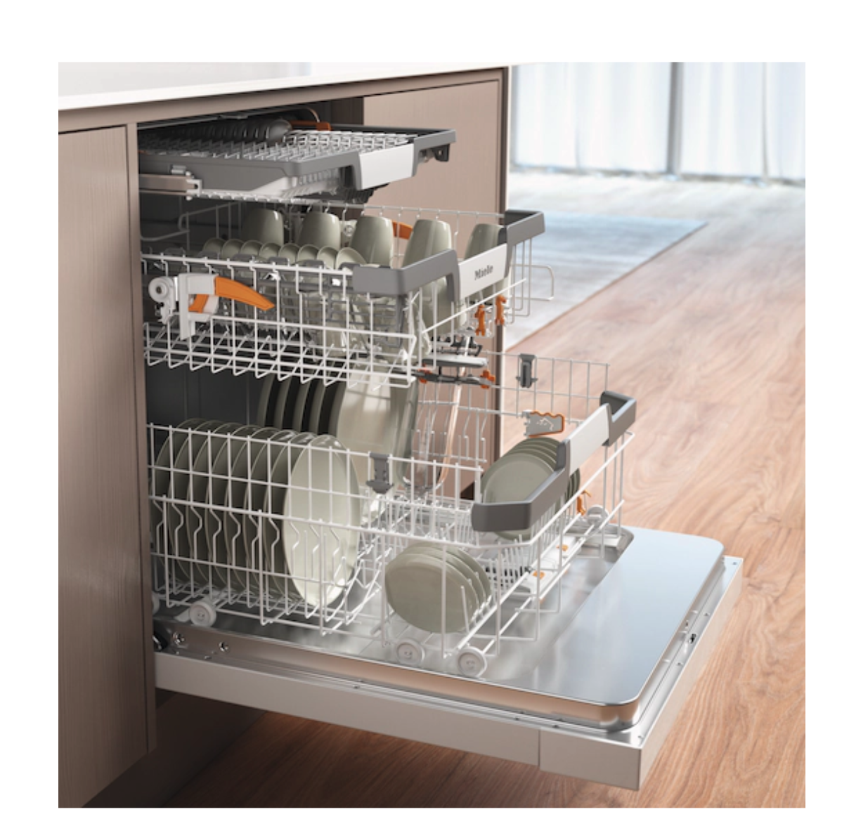 MIELE G7210SCUBW vaatwasser onderbouw