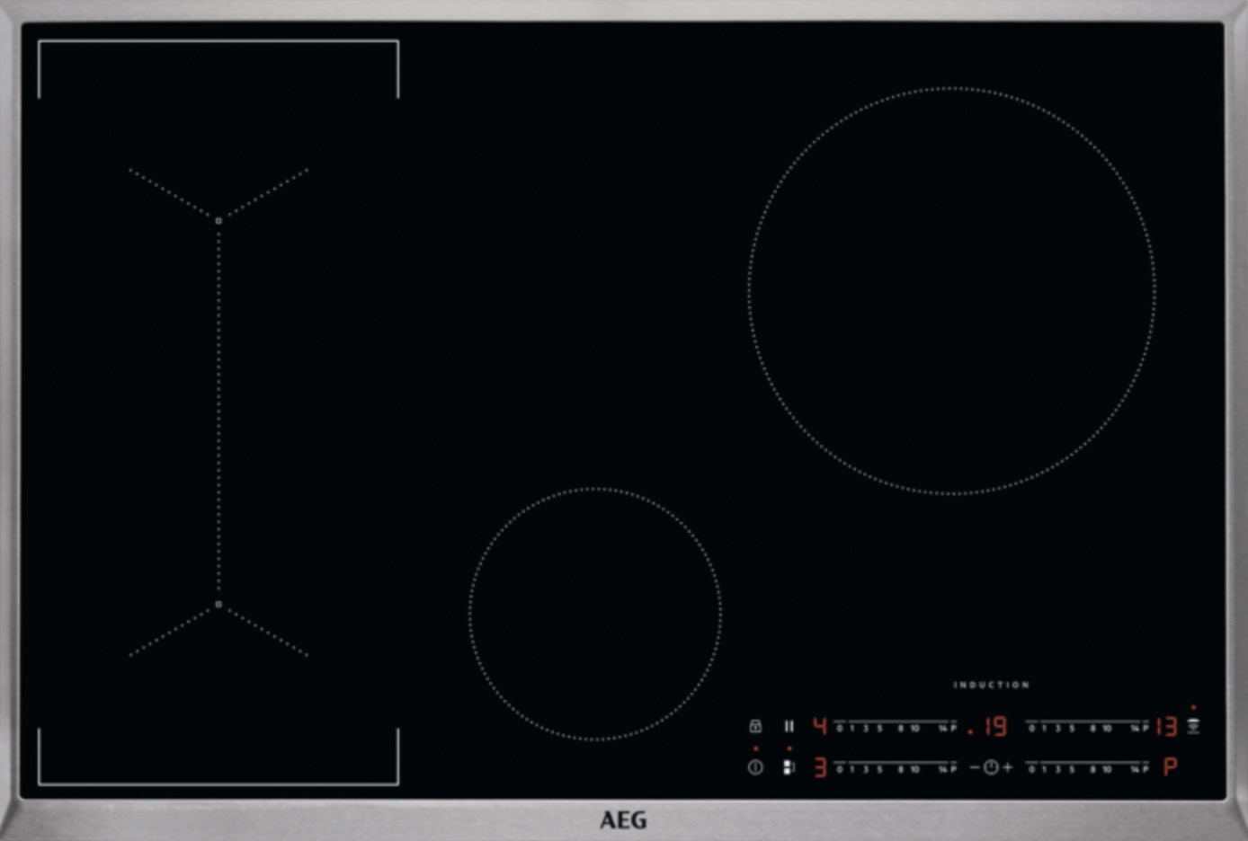 AEG IKB84443XB 6000 inductiekookplaat - 80cm AEG IKB84443XB 6000 inductiekookplaat - 80cm