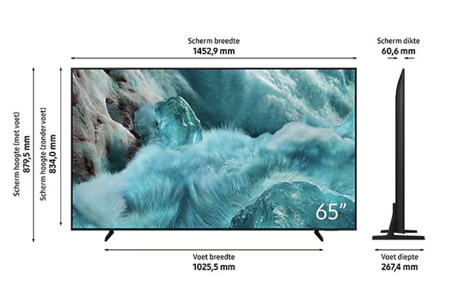 SAMSUNG QE65Q7F3AUXXN televisie 4K UHD - 65''