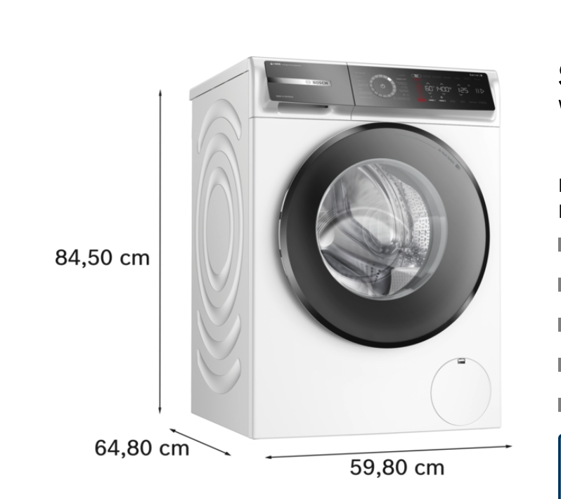 BOSCH WGB244AAFG SERIE 8 wasmachine