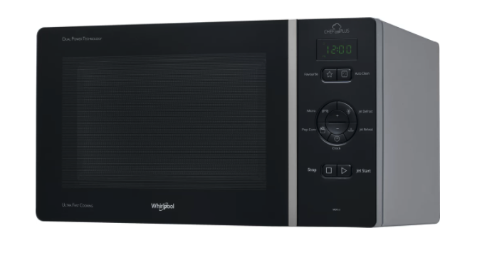 WHIRLPOOL WHMCP341SL vrijstaande microgolfoven - 30cm WHIRLPOOL WHMCP341SL vrijstaande microgolfoven - 30cm