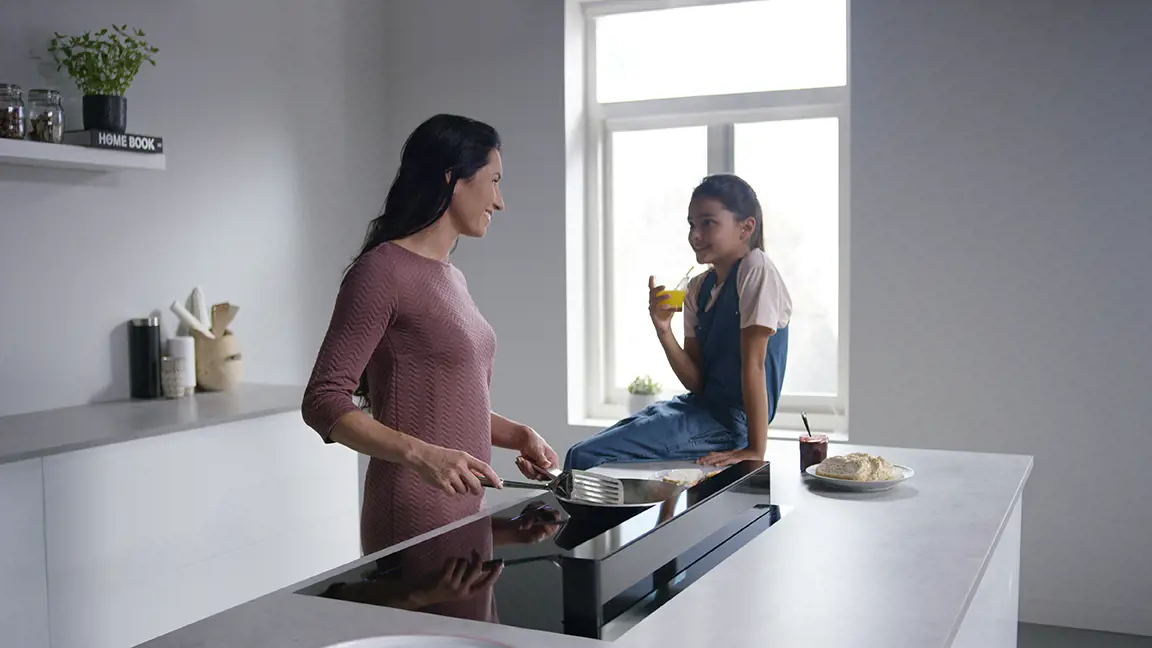 NOVY 1821 kookplaat met afzuiging - 88cm