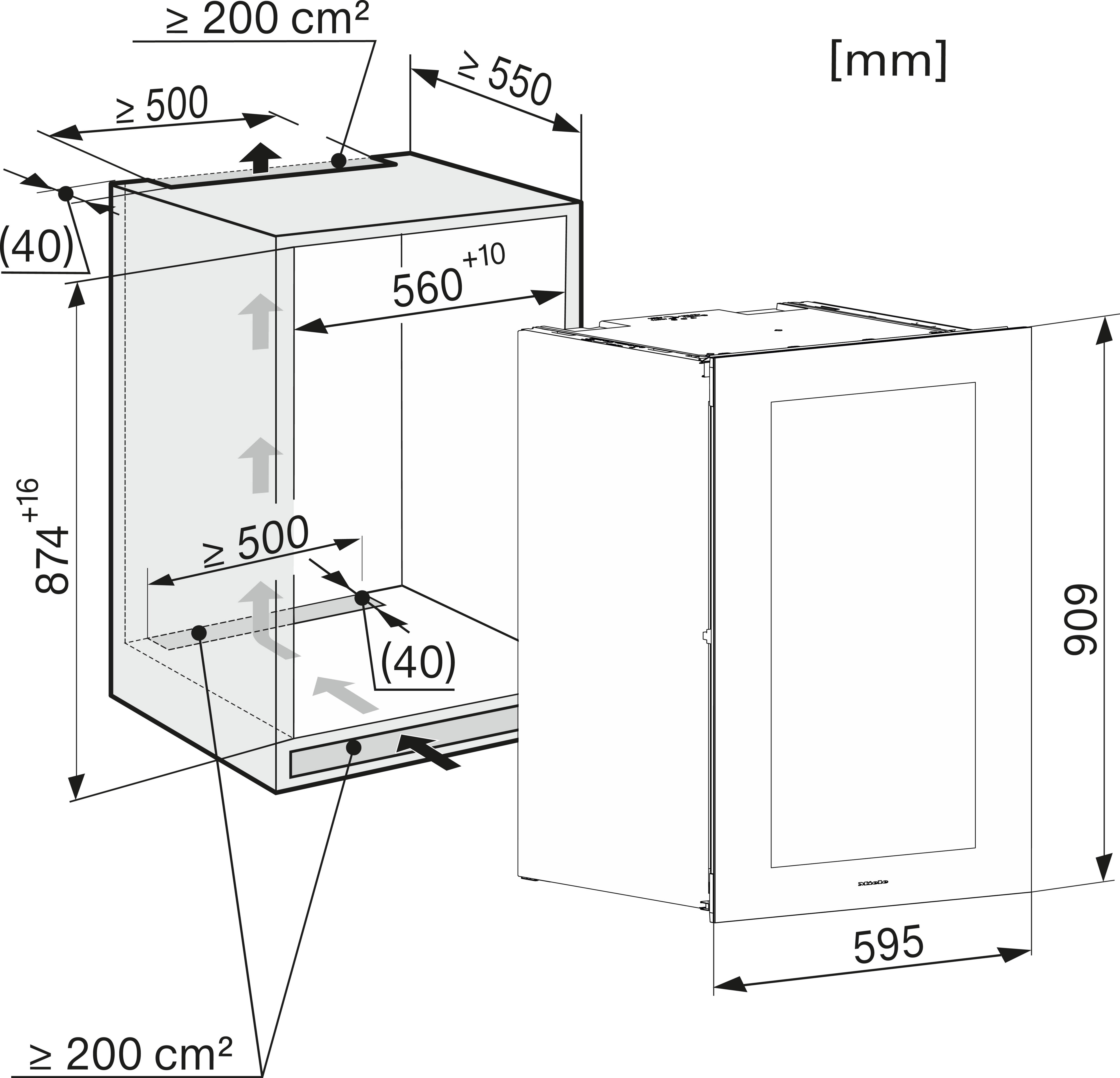 MIELE KWT6422IG-1GRGR wijnklimaatkast
