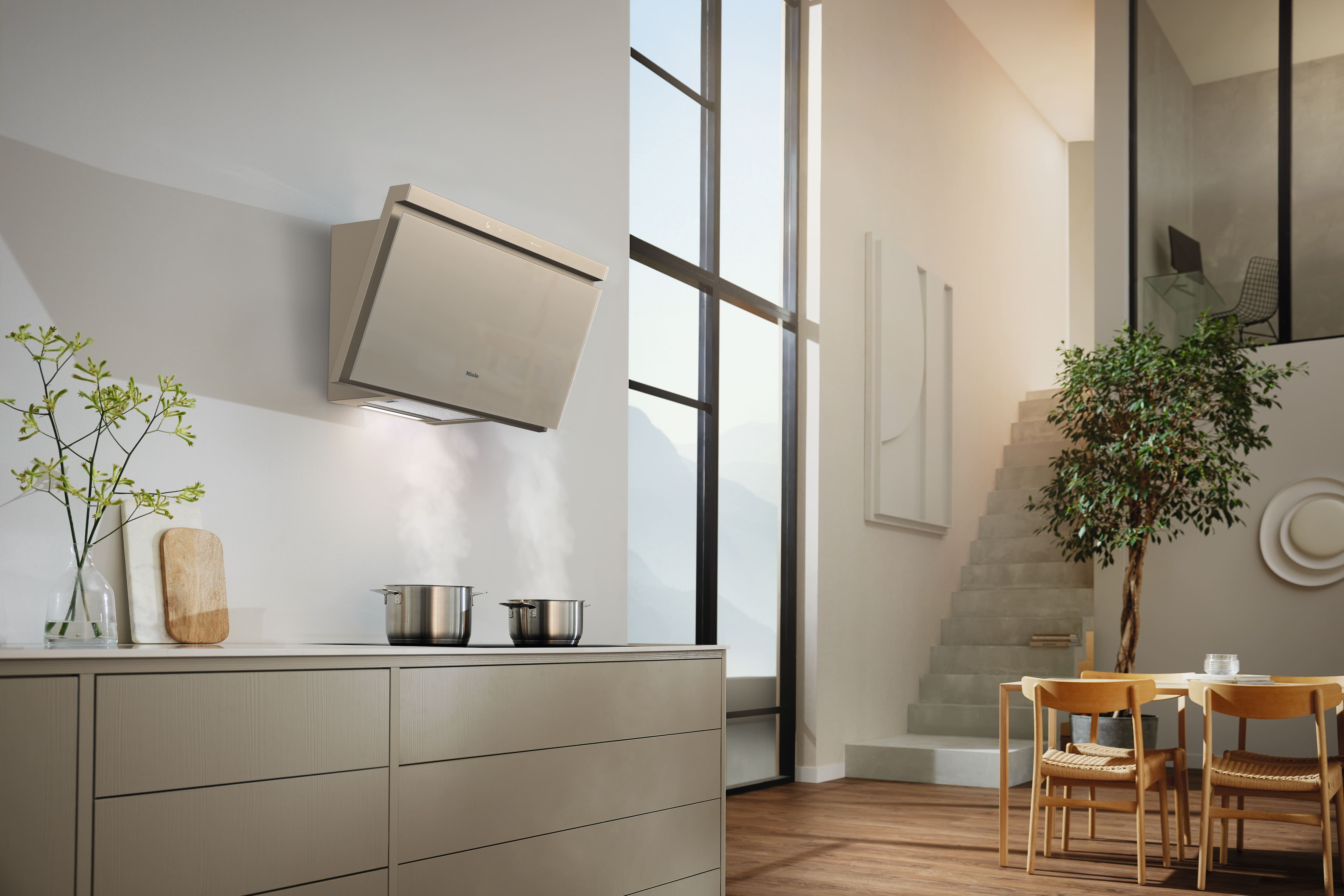 MIELE DAH4980SIENNAPEBE headfree dampkap - 90cm