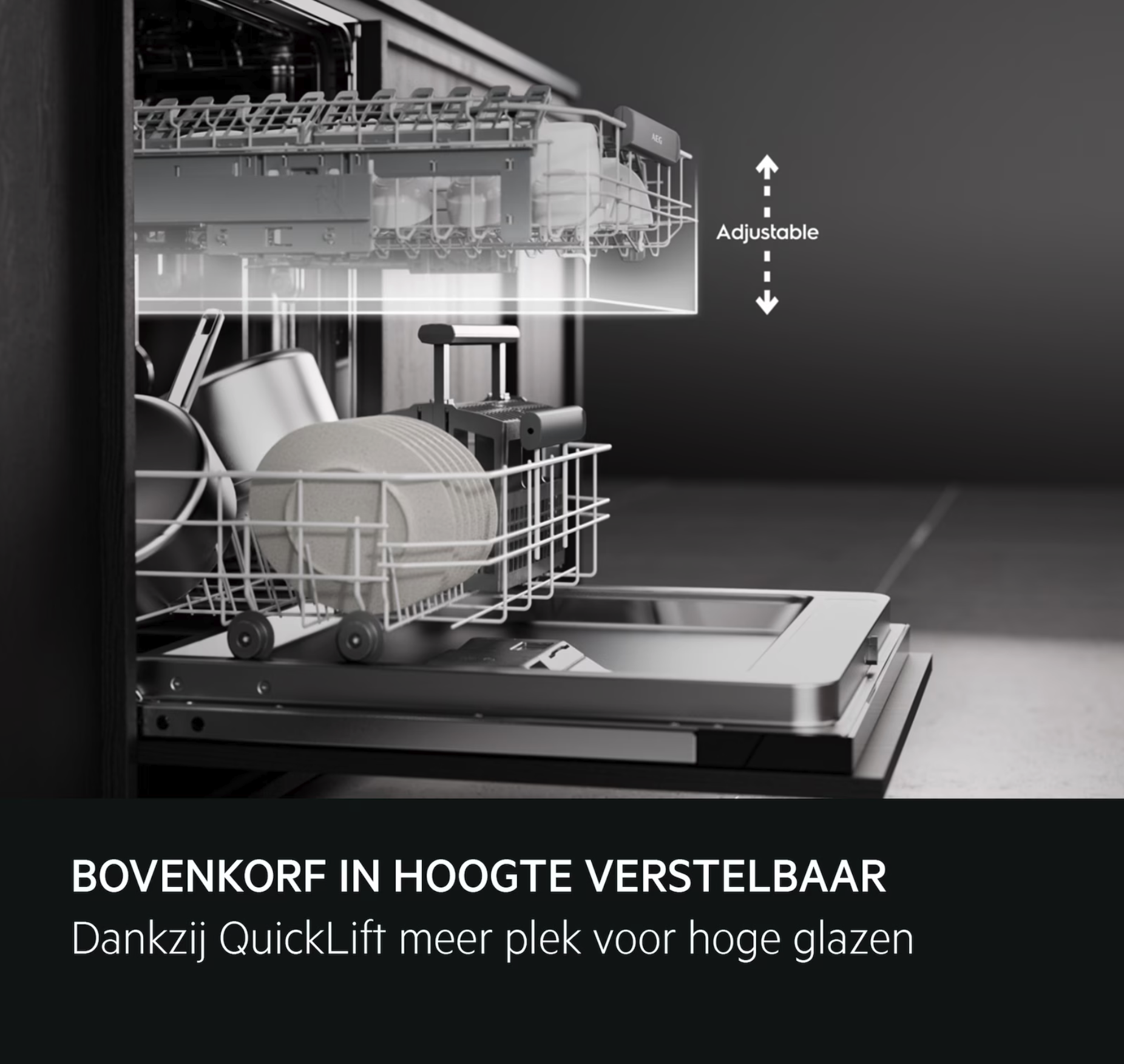 AEG FSE83708P 8000 vaatwasser volledig integreerbaar