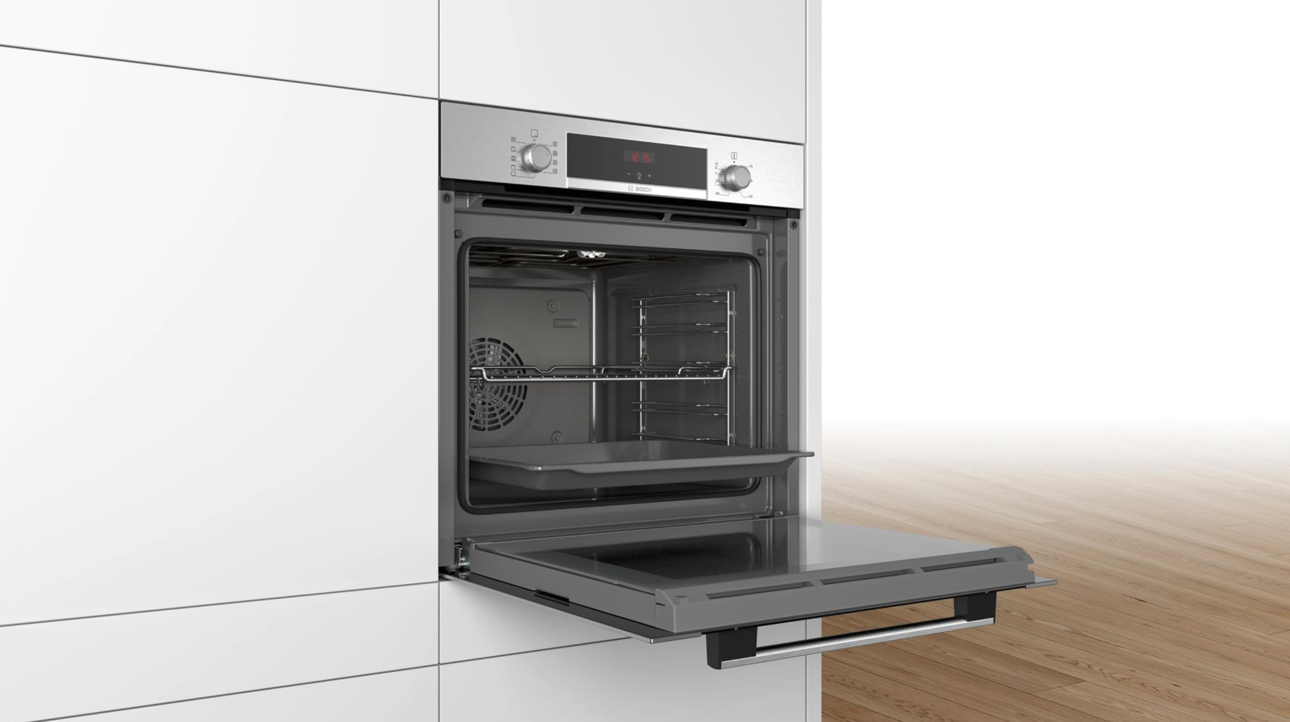 BOSCH HBA334BS0 SERIE 4 multifunctionele oven - 60cm BOSCH HBA334BS0 SERIE 4 multifunctionele oven - 60cm