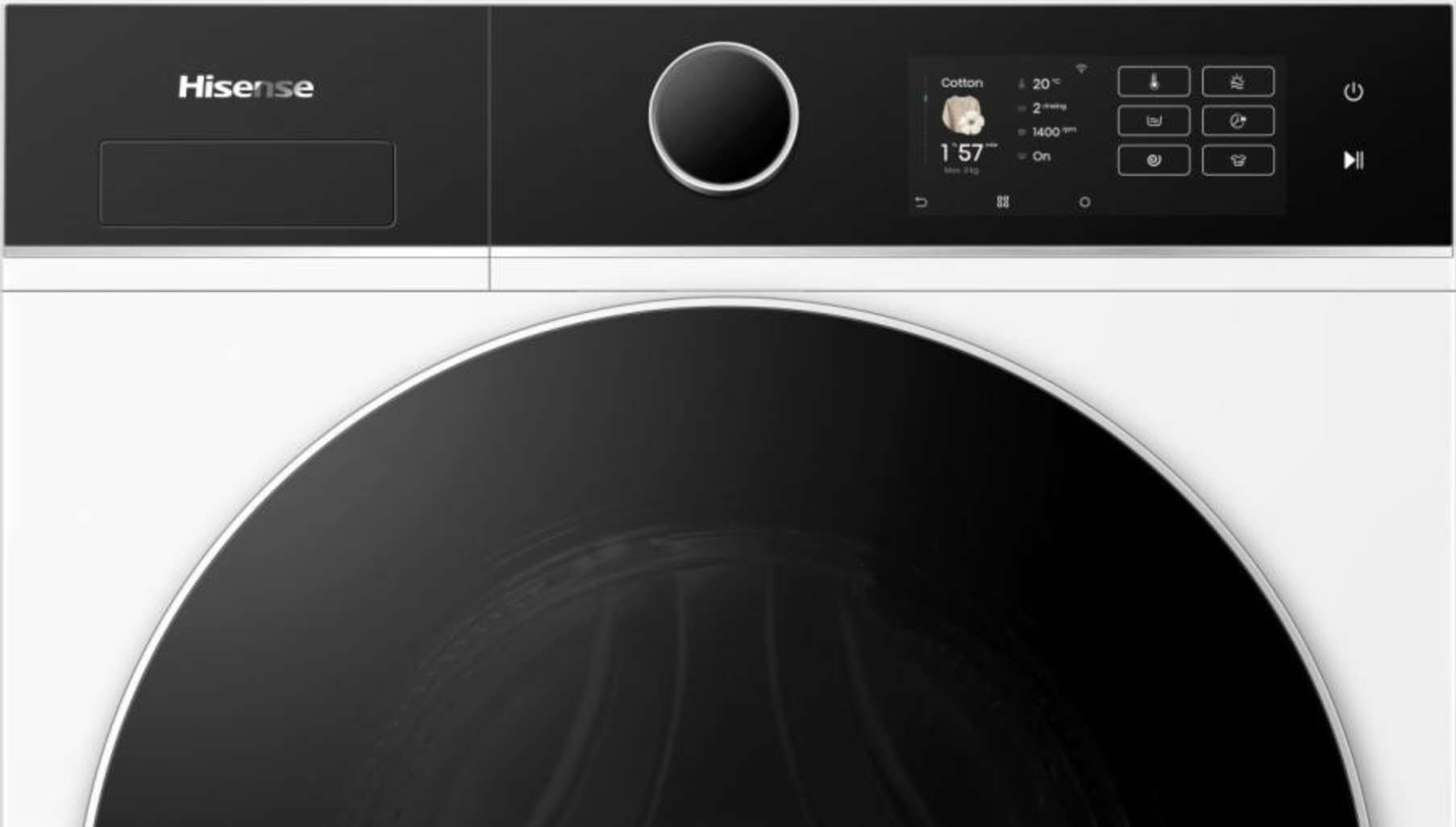 HISENSE WD5I8043BWF was- droogcombinatie