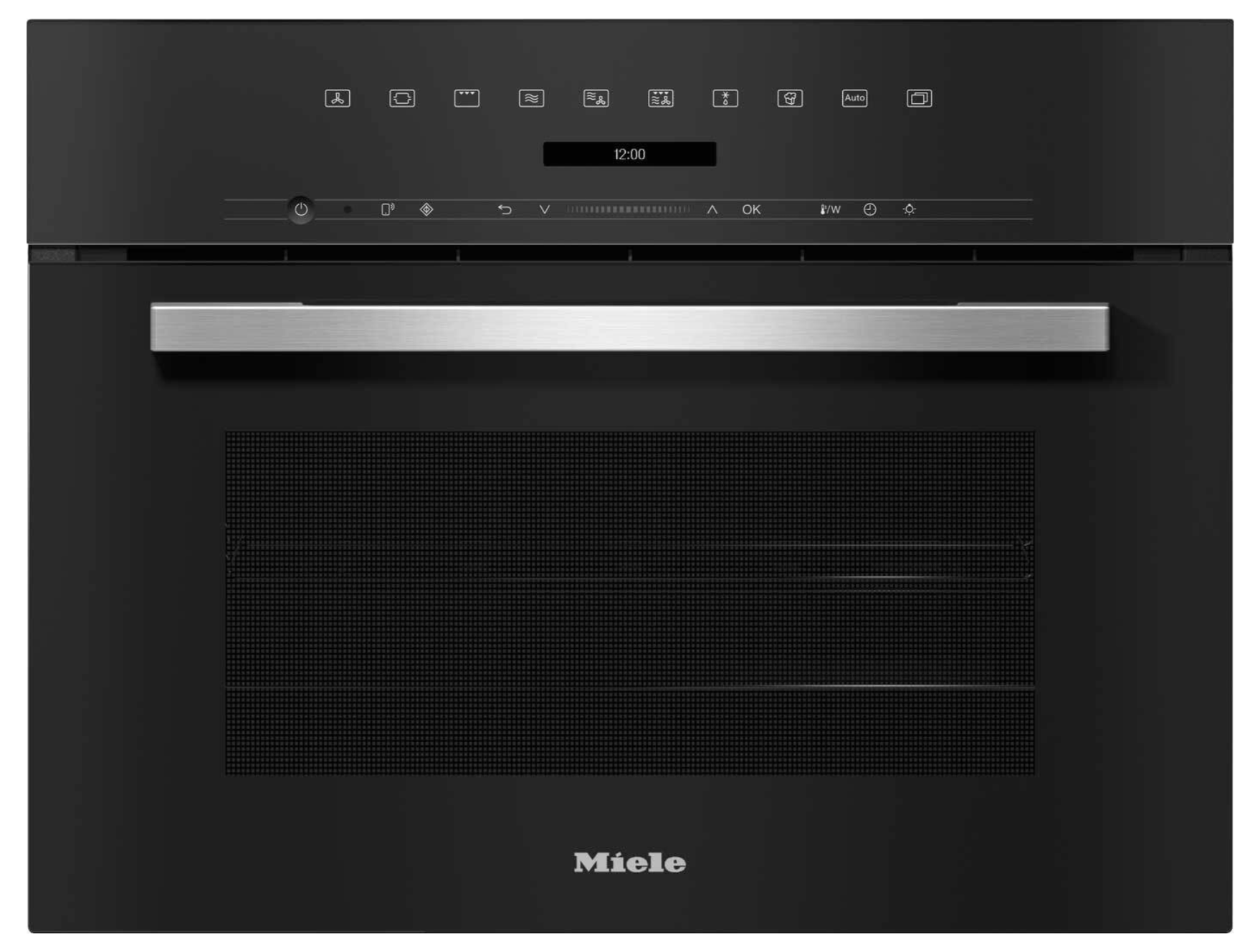 MIELE H7145BMOBSW multifunctionele oven met microgolfoven - 45cm