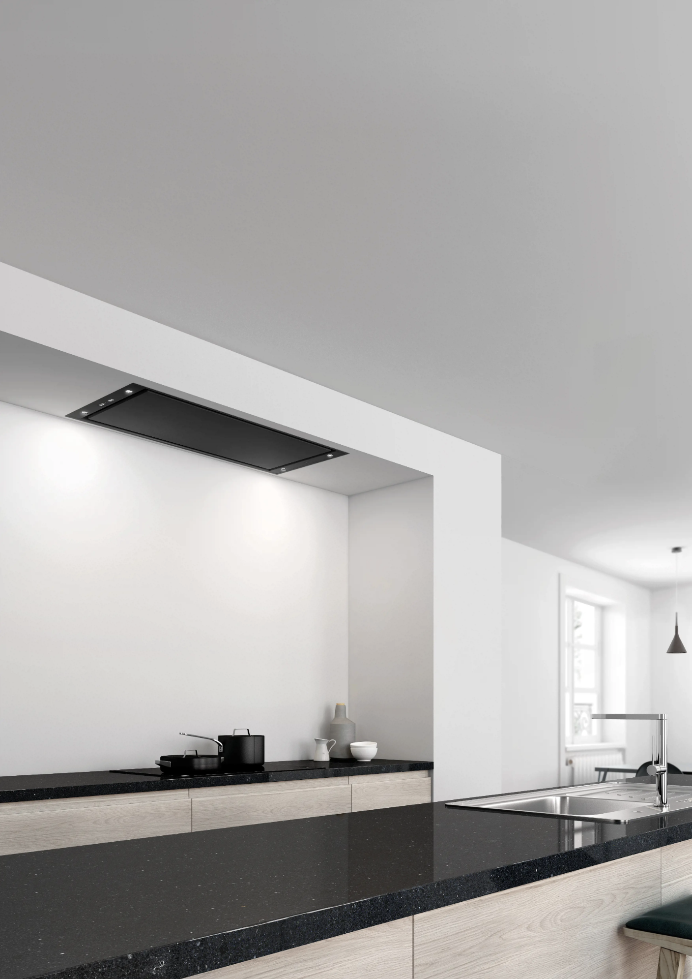 NOVY 6812 Pureline Compact plafonddampkap - 90cm