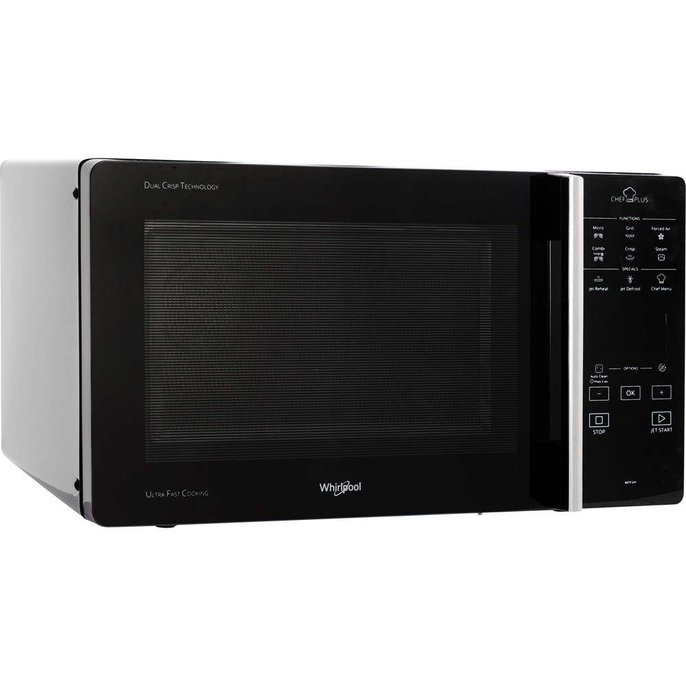 WHIRLPOOL MCP349BL vrijstaande microgolfoven - combi - 30cm WHIRLPOOL MCP349BL vrijstaande microgolfoven - combi - 30cm