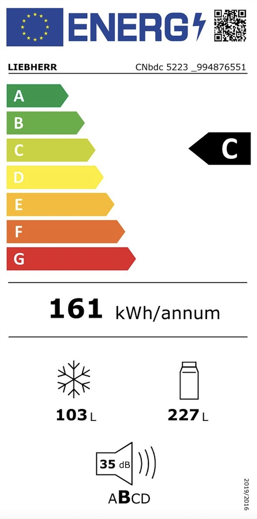 LIEBHERR CNBDC522320 vrijstaande koel-/vriescombinatie - 185cm LIEBHERR CNBDC522320 vrijstaande koel-/vriescombinatie - 185cm