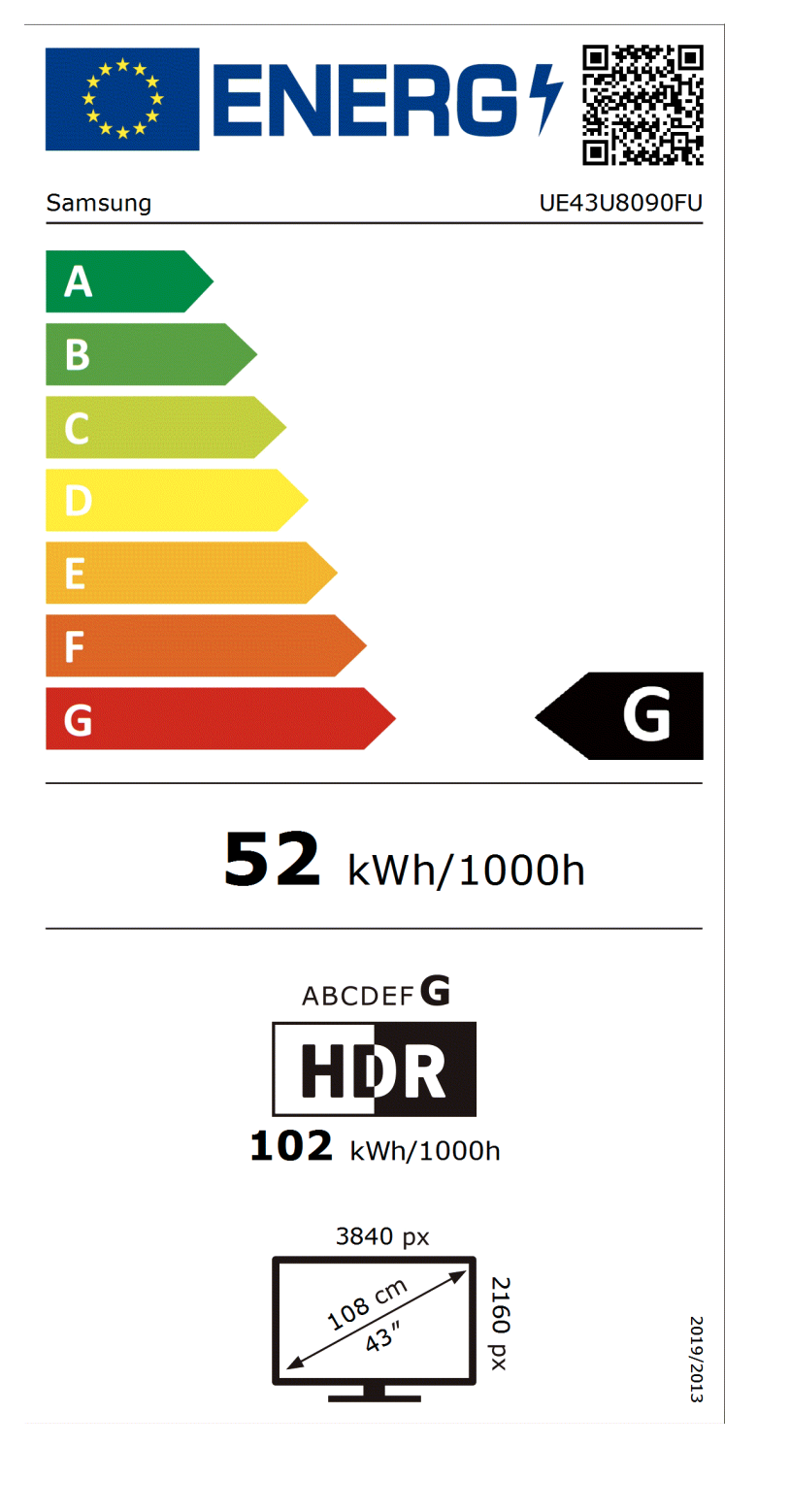 SAMSUNG UE43U8090FUXXN televisie UHD - 43"
