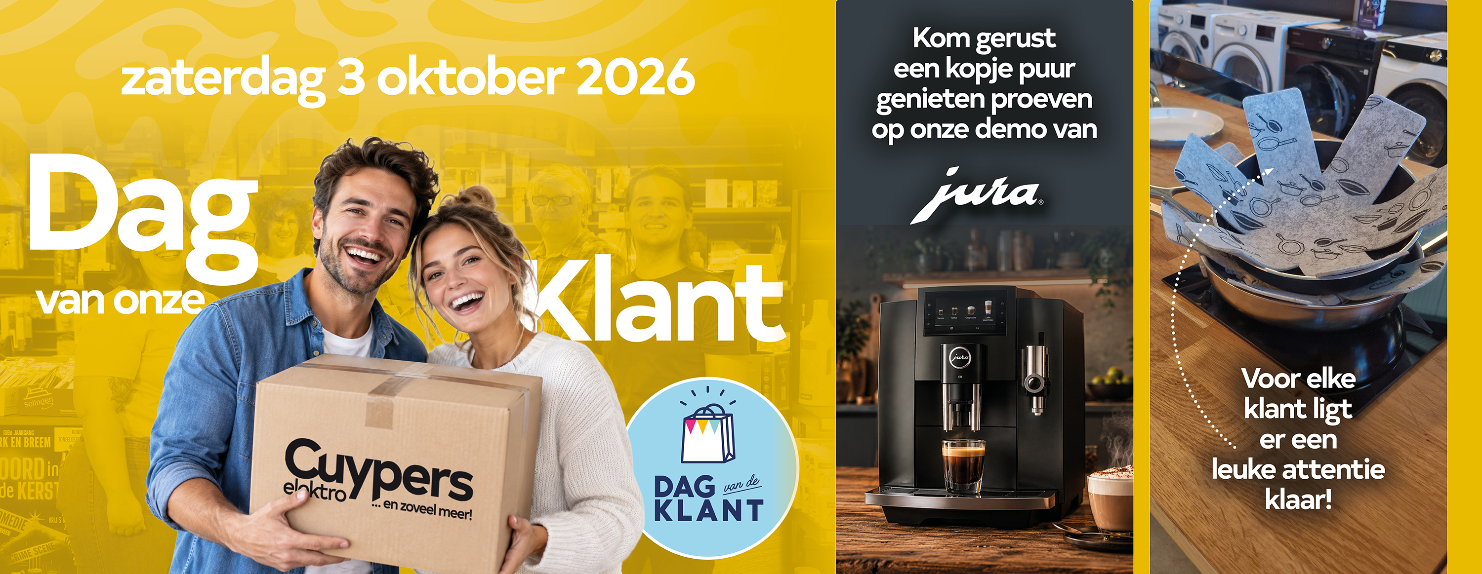 Dag van onze Klant - zaterdag 3 oktober 2026